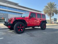 BEST MODIFIDED JEEPERS EDITION WRANGLER 2016 4 DOORS 91200 KMS ( SAHARA ) GCC SPECS