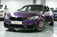 BMW M3 3.0L 6 Cylinder 431hp, PURPLE 2017, UNDER WARRANTY  SERVICE PACKAGE.