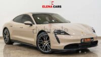PORSCHE TAYCAN TURBO 2021 – 1,500 km – GCC – WARRANTY 8 YEARS – BRAND NEW CONDITION