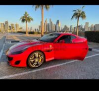 Red Ferrari Portofino