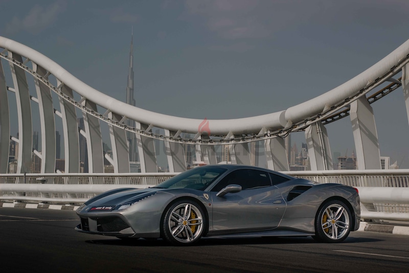 2016 Ferrari 488 GTB | Special Titanium Color | Under Warranty, Contract Service from Al Tayer